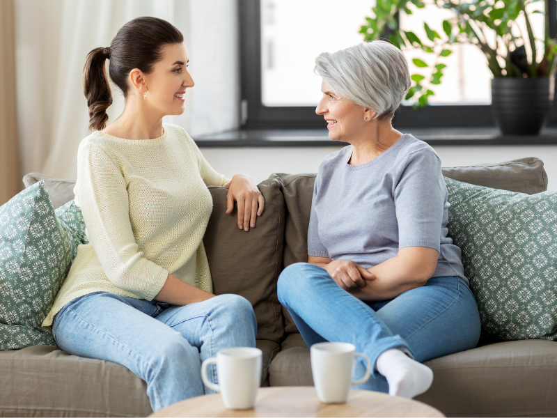 Summer’s Landing (2000 x 900 px) (800 x 800 px) (800 x 600 px) (43) daugher talking to Senior mother