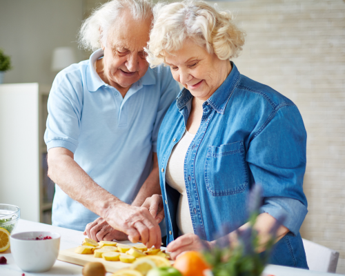 Summer’s Landing (56) Seniors preparing a snack