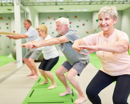 Summer’s Landing (48) Seniors in a fitness class