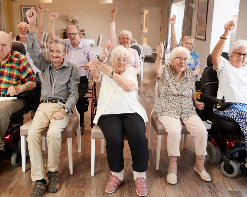 Summer’s Landing (33) Seniors exercising