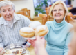 Mealtime at an assisted living facility